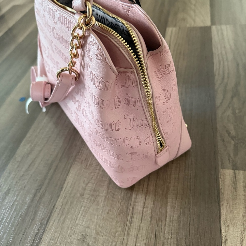 Juicy Couture Pink Embossed Satchel - Picture 9 of 12